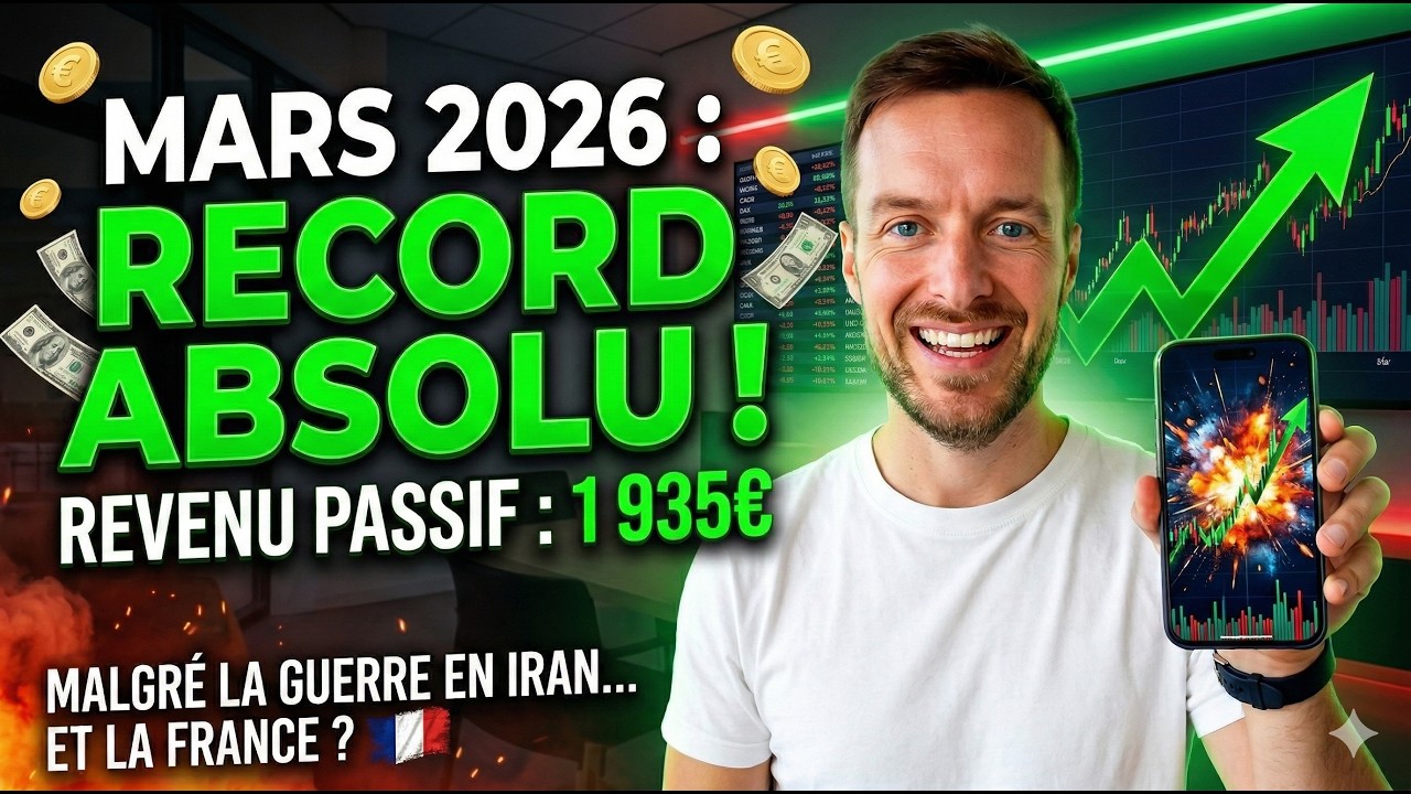 💸 MES REVENUS PASSIFS  ET MA STRATEGIE 🤑 : MARS 2026 ⚡