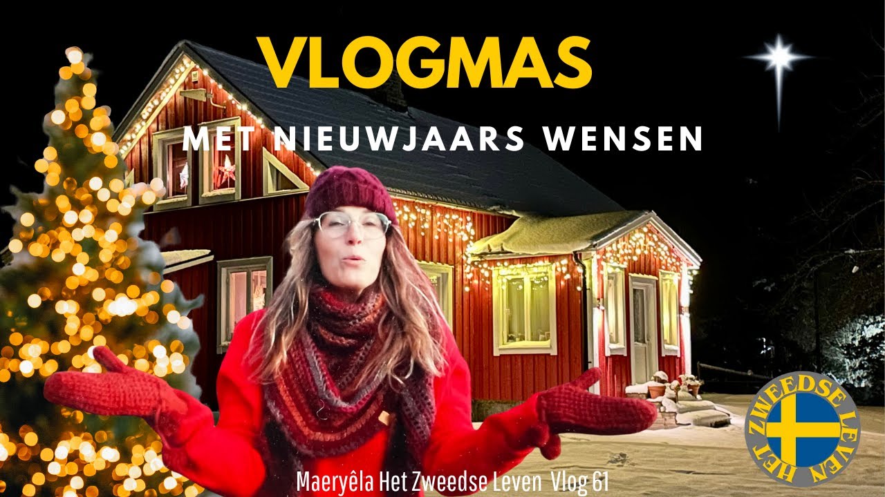 EVEN STILSTAAN /Kerstvlog met nieuwjaars wensen / VLOGMAS / Het Zweedse Leven Vlog 61 / with subs