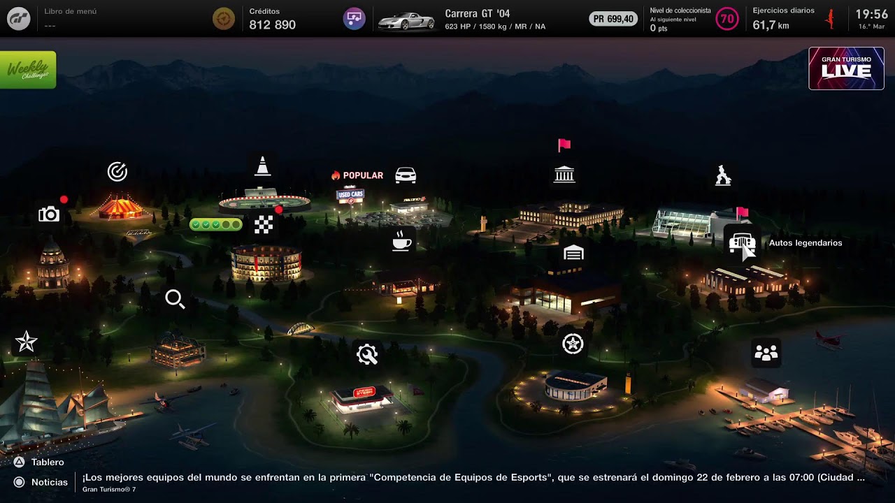 Jugando GT7 y chismeando live 61 esp latino