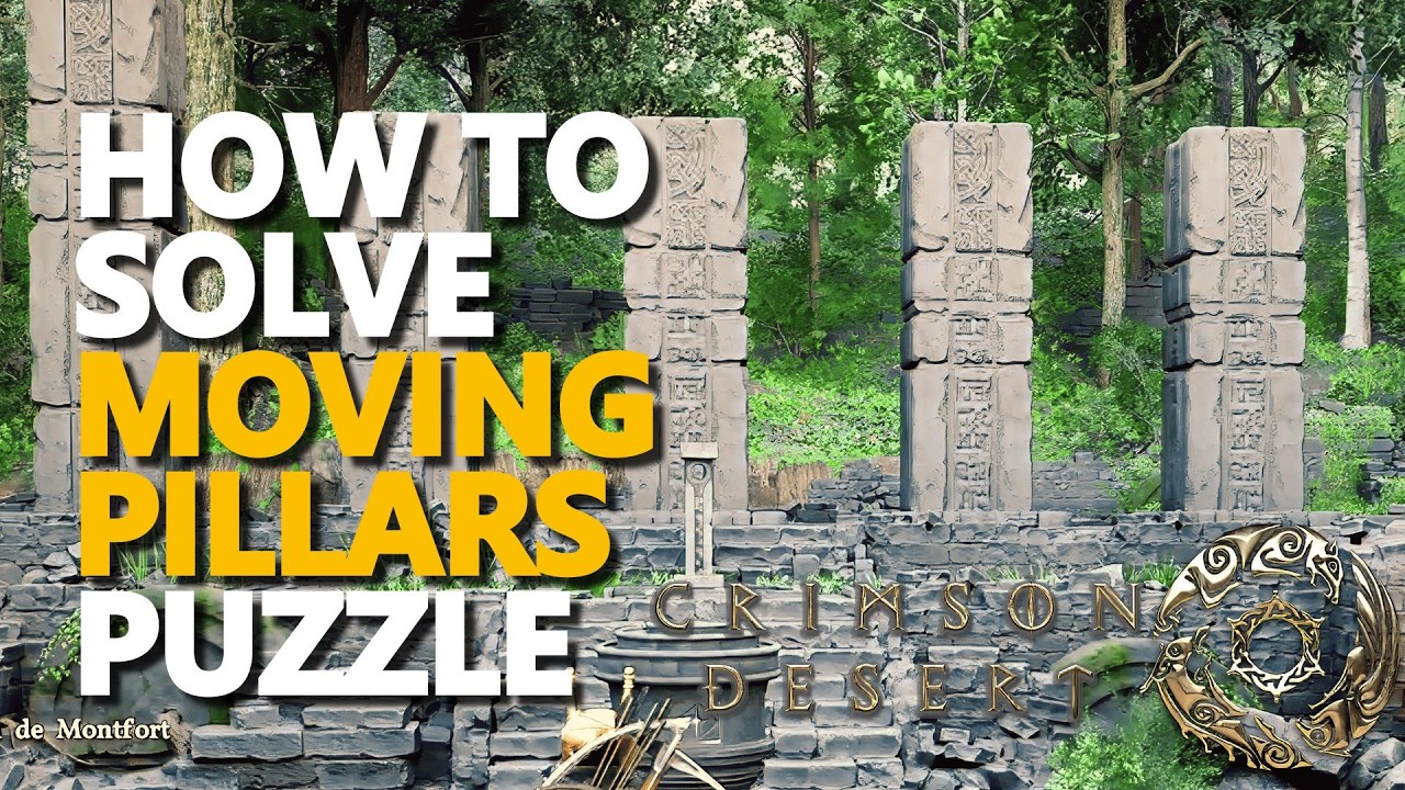 How to solve moving pillars Puzzle Crimson Desert