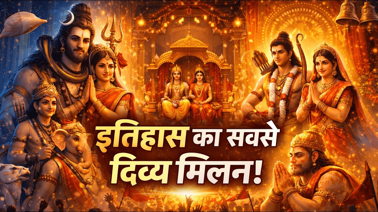 😱 जब महादेव पहुँचे राम दरबार! 🔥 | इतिहास का सबसे दिव्य मिलन