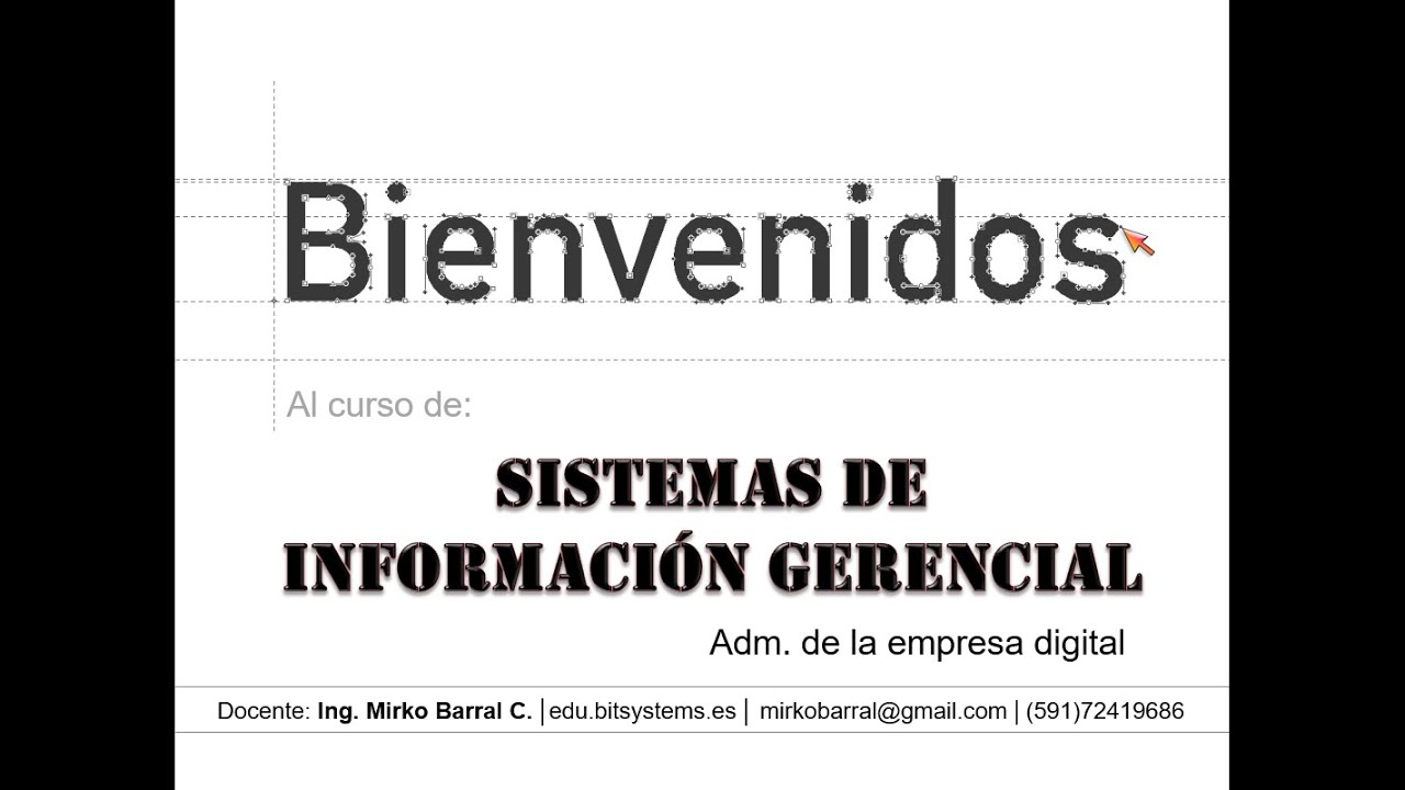 Sistemas de infomaci&oacute;n gerencial - Introducci&oacute;n a los sistemas de informaci&oacute;n