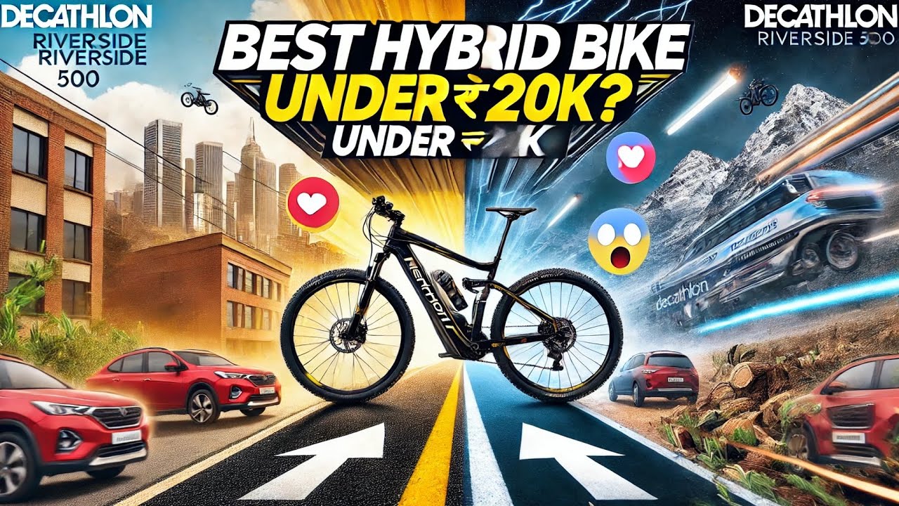 Decathlon Riverside 500 🚴‍♂️ Best Hybrid Bike Under ₹20K? | In-Depth Review & Ride Test!