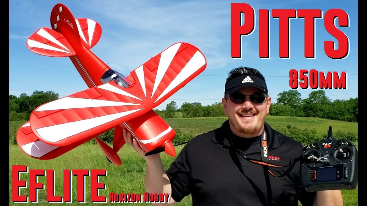 Eflite - Pitts S-1S - 850mm - Unbox, Build, Radio Setup, & Flights