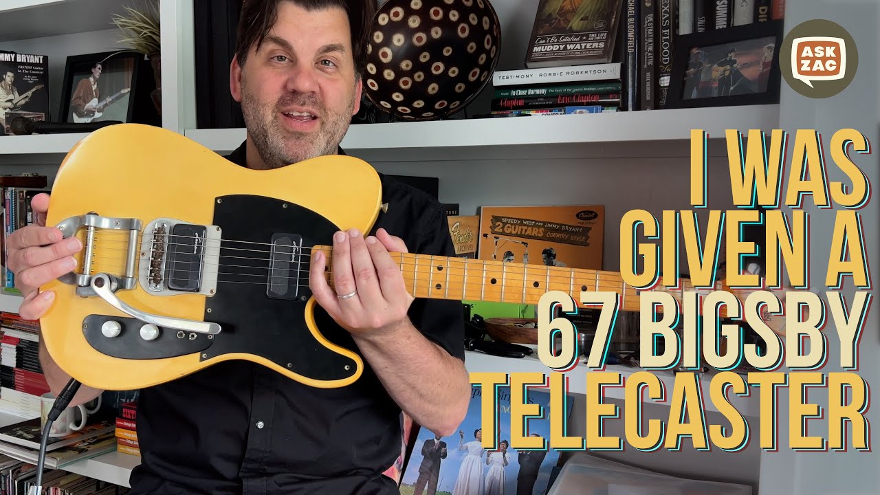 Мне подарили гитару Bigsby Fender Telecaster 1967 года — спросите Зака ​​162