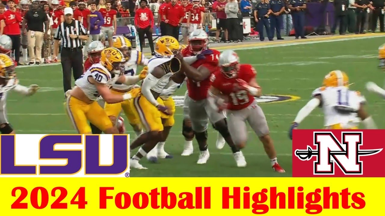 Nicholls vs #18 LSU Football Game Highlights 9 7 2024