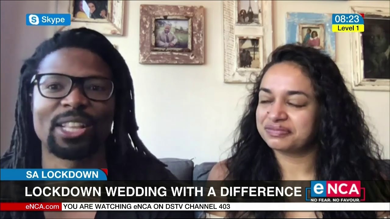 Lockdown wedding with a difference | SA lockdown