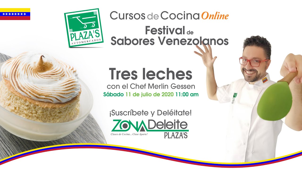 Cursos de Cocina Online - Tres leches