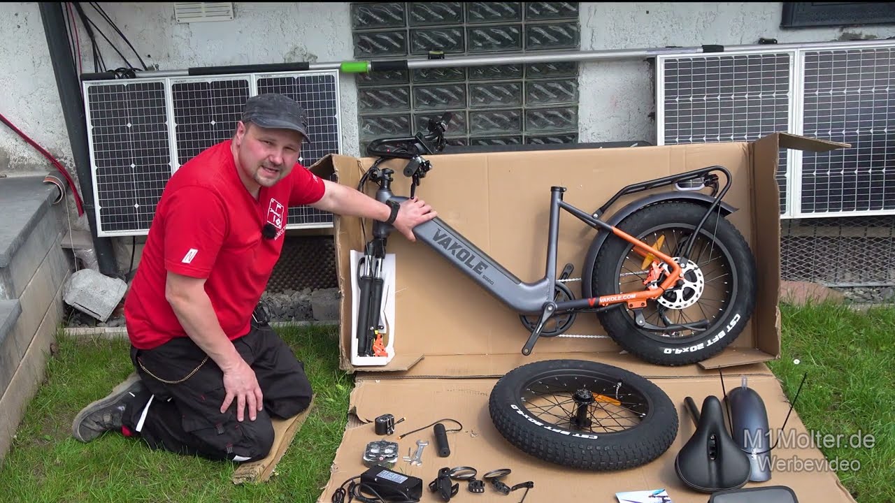 Gutes E-Bike bis 1500 € / Vakole SG20 mit großen Akku und kompletter Beleuchtungsanlage.