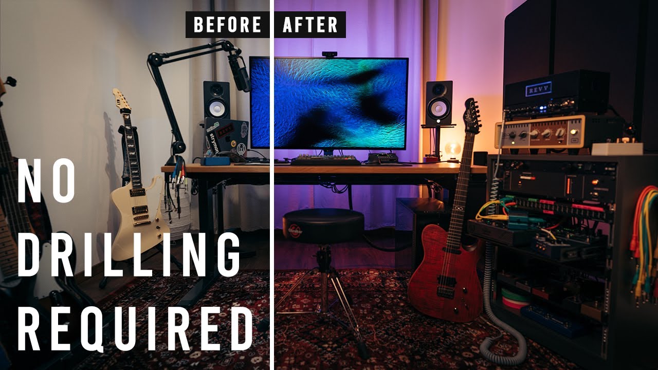 Adding ACOUSTIC PANELS To My Studio | t.akustik PET Wall Absorber 120