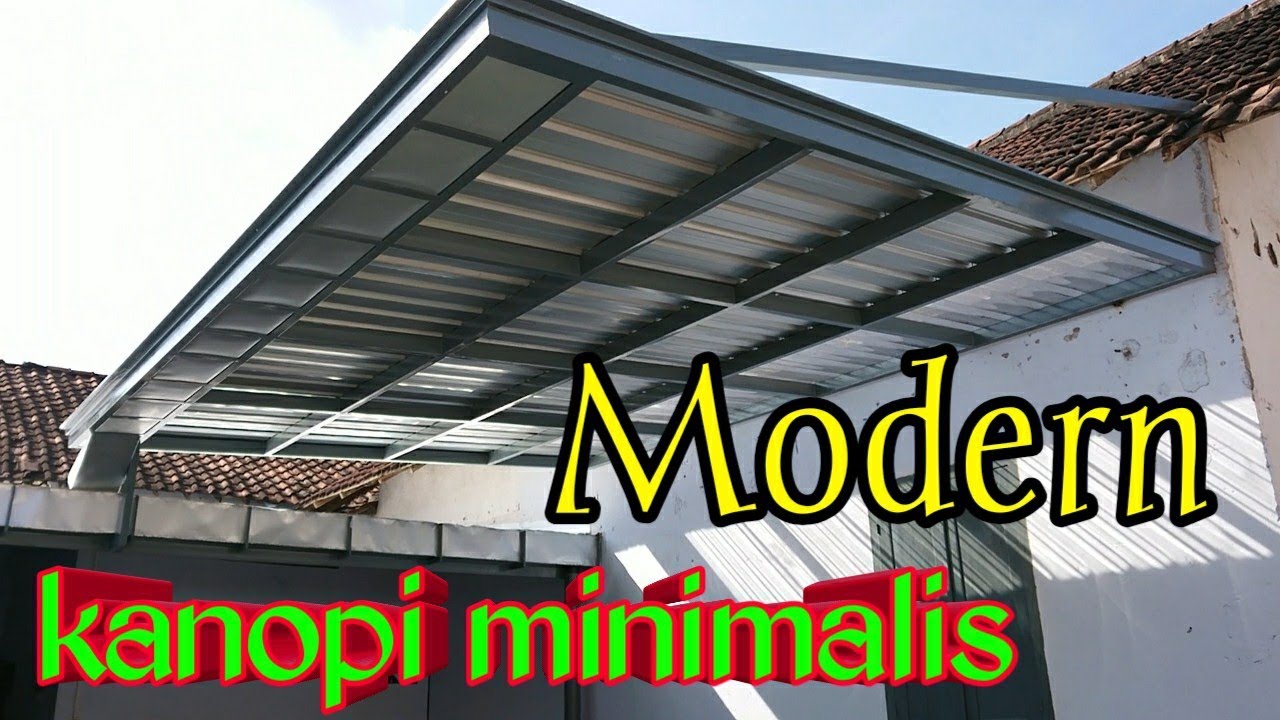 kanopi minimalis modern||Modern minimalist canopy