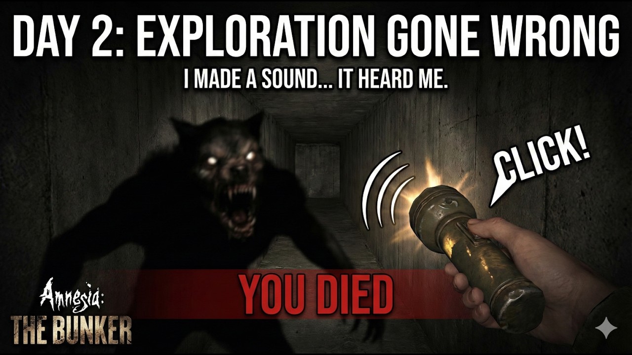 AMNESIA THE BUNKER is so SCARY I had to stop playing