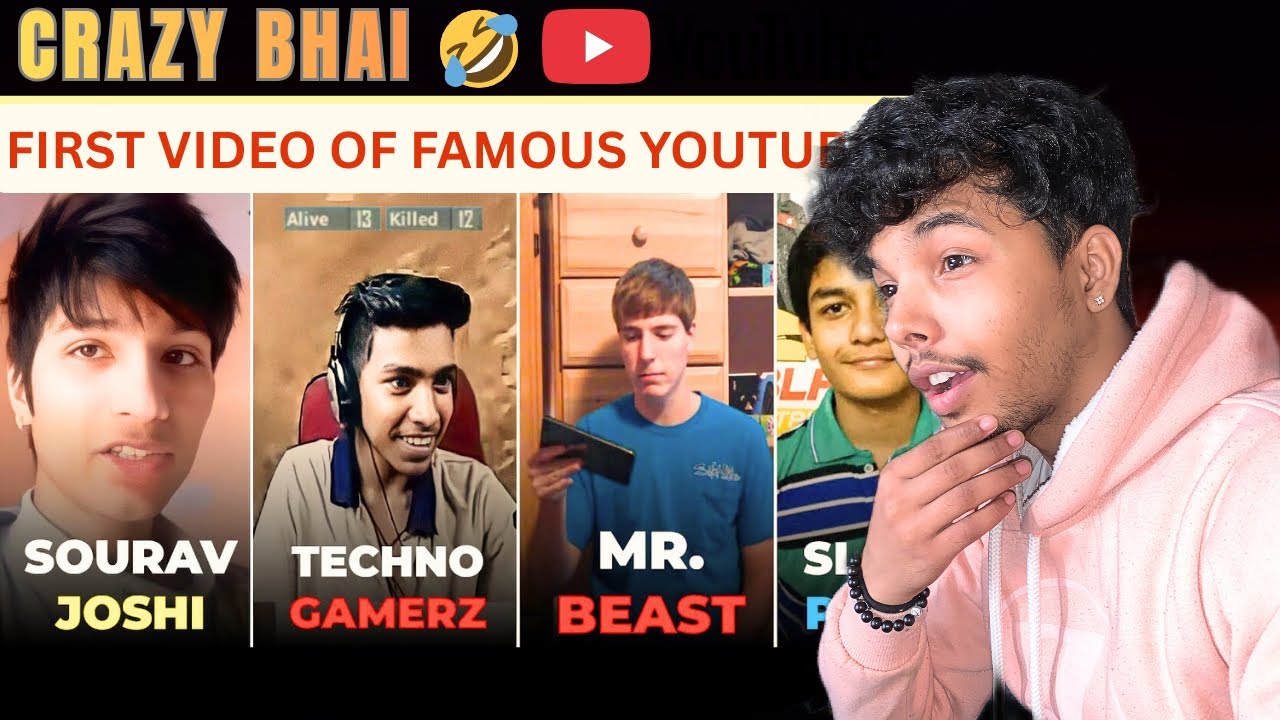 EVERY FAMOUS YOUTUBER FIRST VIDEO
