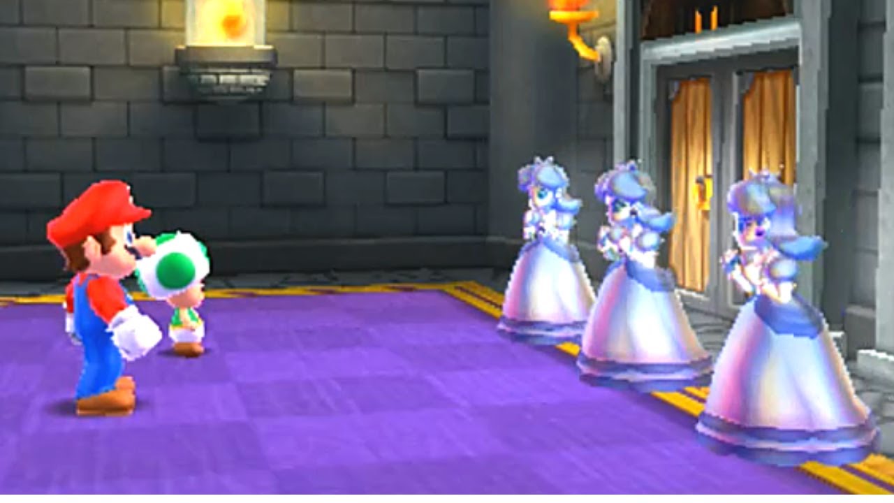 Mario Party Island Tour- Bowser Tower Mario vs bubble mario and bubble daisy and goomba tower