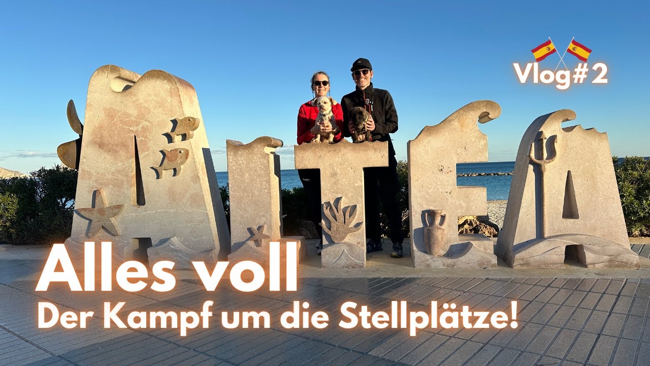 Vlog #2: Stellplatz-Chaos zu Weihnachten an der Costa Blanca. Fahrradtour nach Benidorm und Altea.