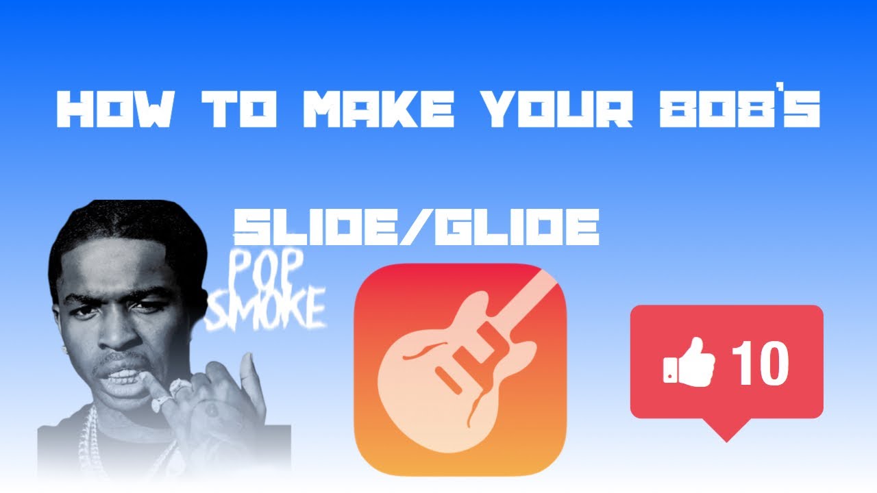How To Make 808’s SLIDE / GLIDE On GarageBand IOS For Free 🔥 💯