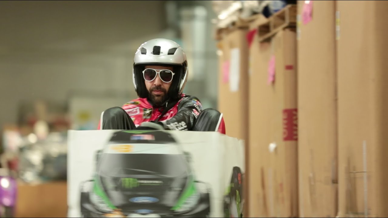 Ken Box: Crazy Cart Gymkhana!  Epic Ken Block Gymkhana Tribute: (a Ken Block Gymkhana parody)