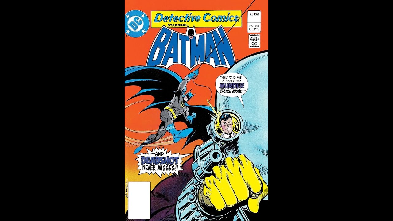 Batman is a vampire no more! Detective Comics 518 vs Deadshot  by Gerry Conway & Don Newton