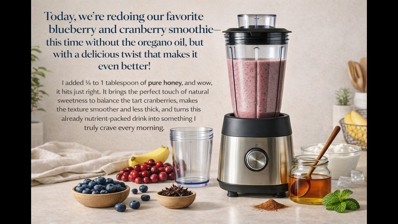 Refreshing Blueberry Cranberry Smoothie Recipe (5 Minutes)