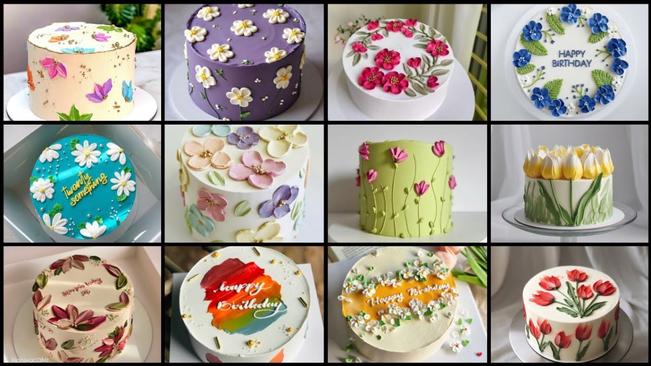 Pinterest Inspired Round Cake Decorating ideas | 50+ New Simple Cake Design for Beginners