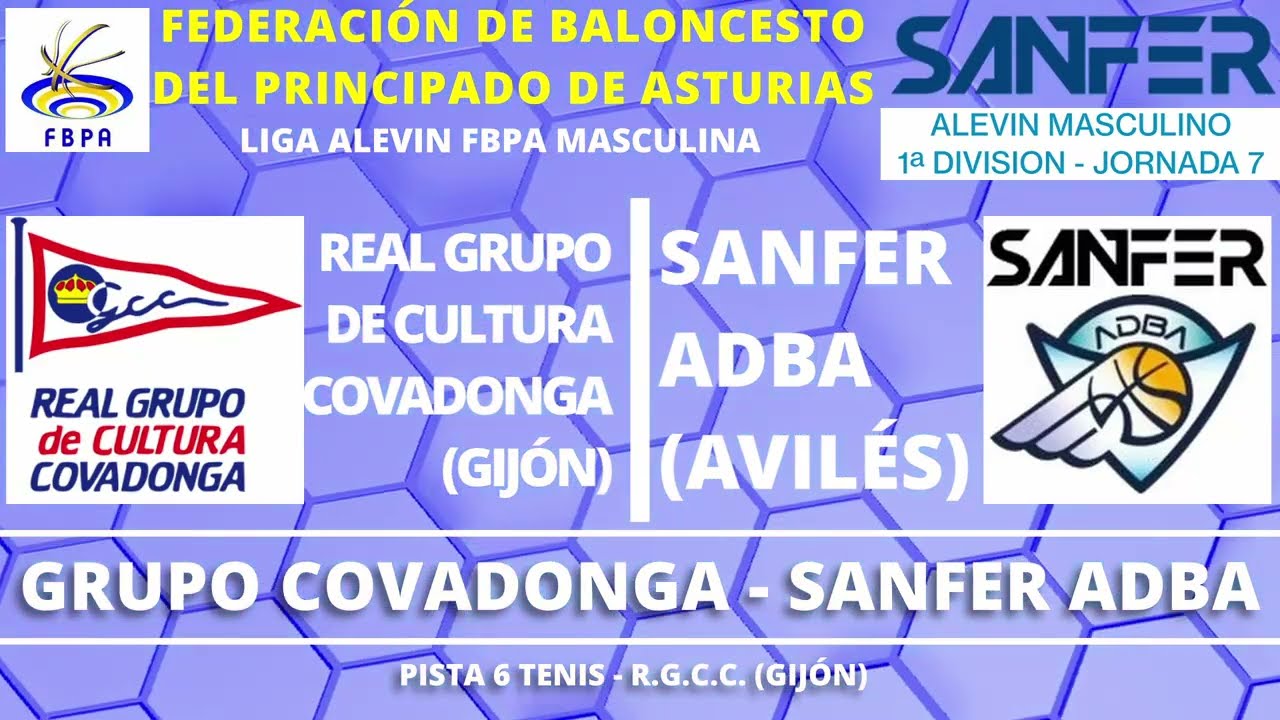 ALEVIN MASC. 1ª - RGCC - SANFER ADBA - 26/10/2025