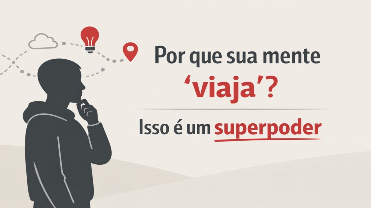Por que sua mente 'viaja' (e por que isso é um superpoder)