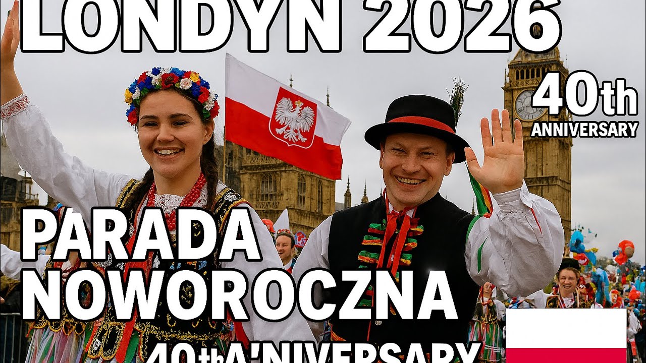 Tak Londyn przywitał 2026 rok! Wielka Parada Noworoczna