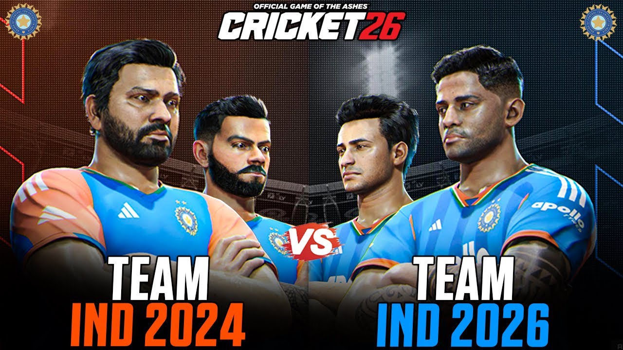 IND 2024 T20 WC XI vs IND 2026 T20 WC XI 😍🔥| Cricket 26