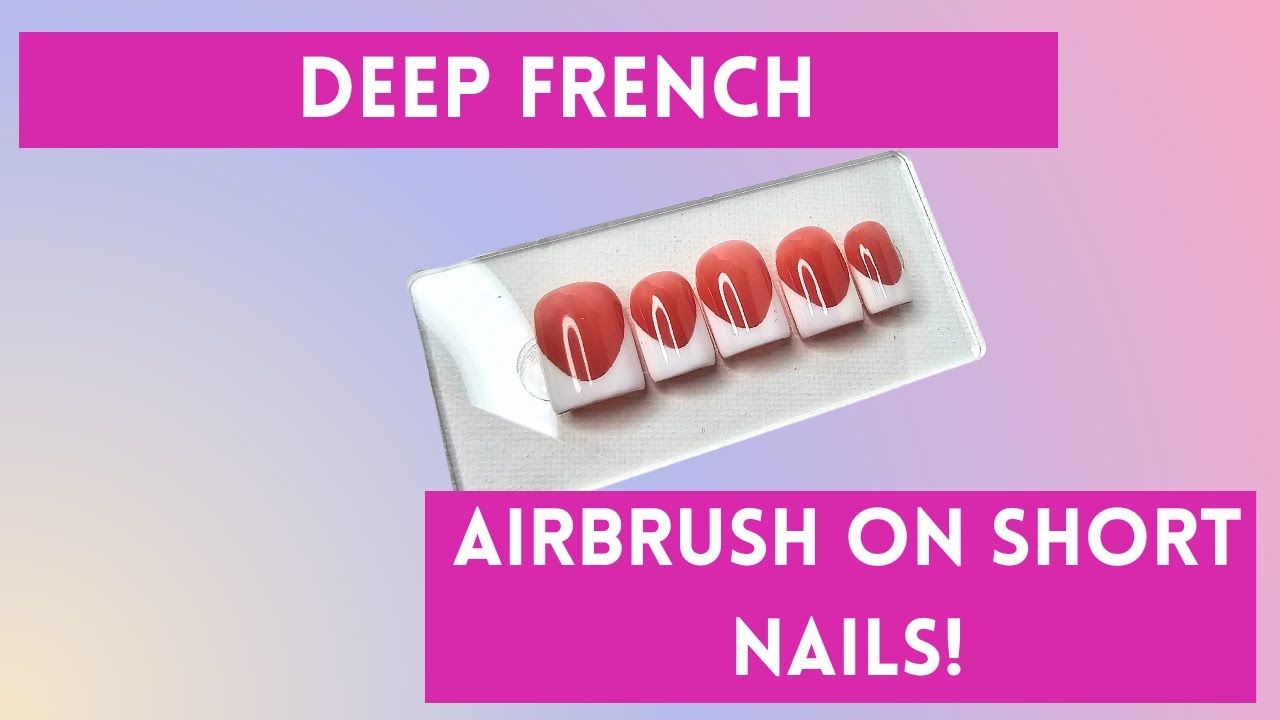 How to airbrush French nails