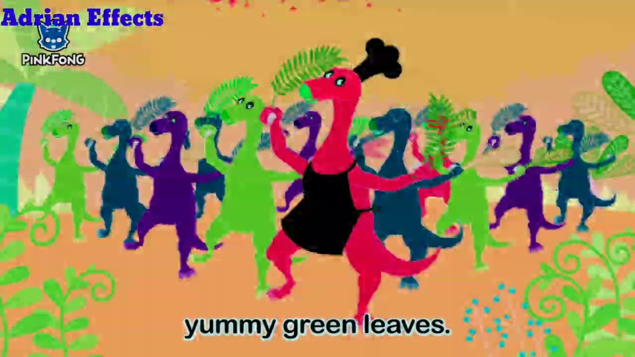 Iguanodon Loves Eating Leaves | Dino Song Preview Effects | Adrian Effects 
