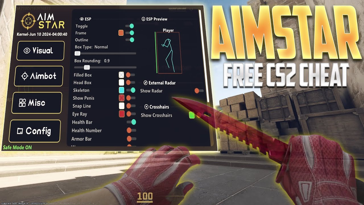AimStar - The Best FREE CS2 Cheat External | Download (Undetected)