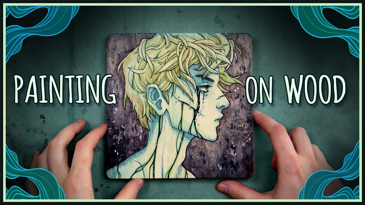 Can I Watercolor on Wood? • Zombie Boy Painting