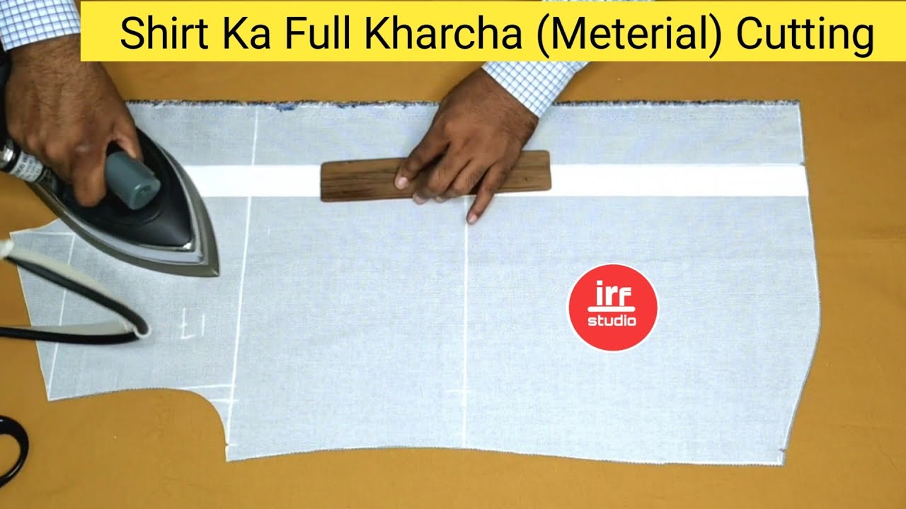 Shirt Ka Full A To Z Meterial (Kharcha) Cutting Karna Sikhe Step By Step | Shirt Ka Kharcha Cutting