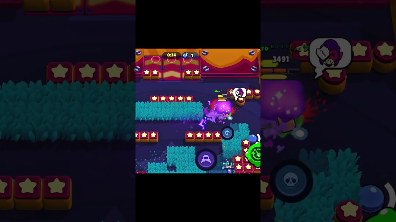 Triple kill with Mortis 🤩 #brawlstars #oldbrawl #supergames #brawl #brawlin #gaming #supercell