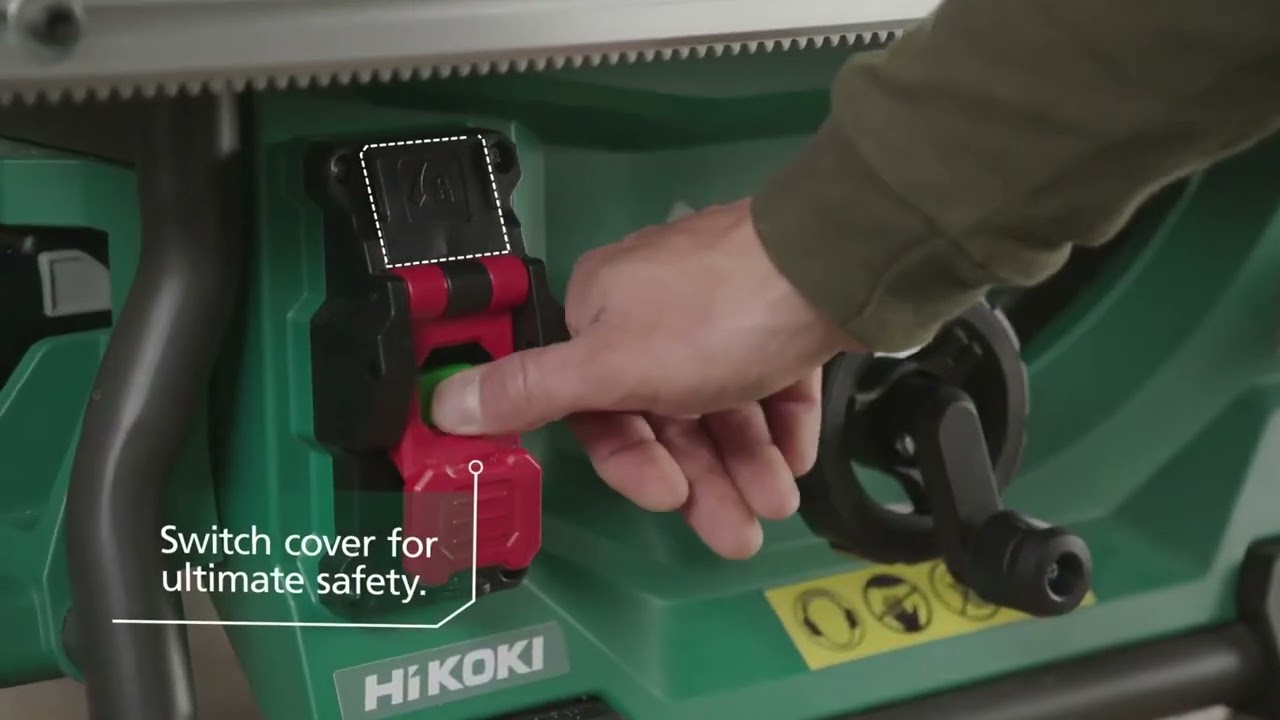 HiKOKI C3610DRJ 36v MULTI VOLT Cordless Brushless 254mm Table Saw