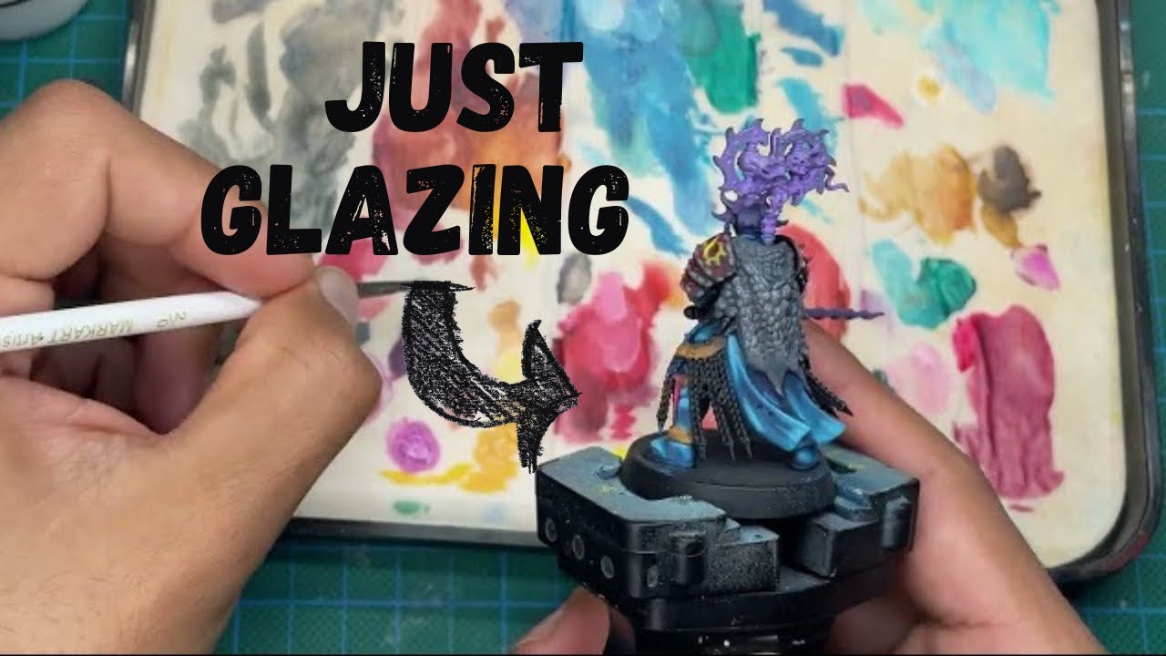 Painting a samurai inspired chaos warrior with some relaxing music