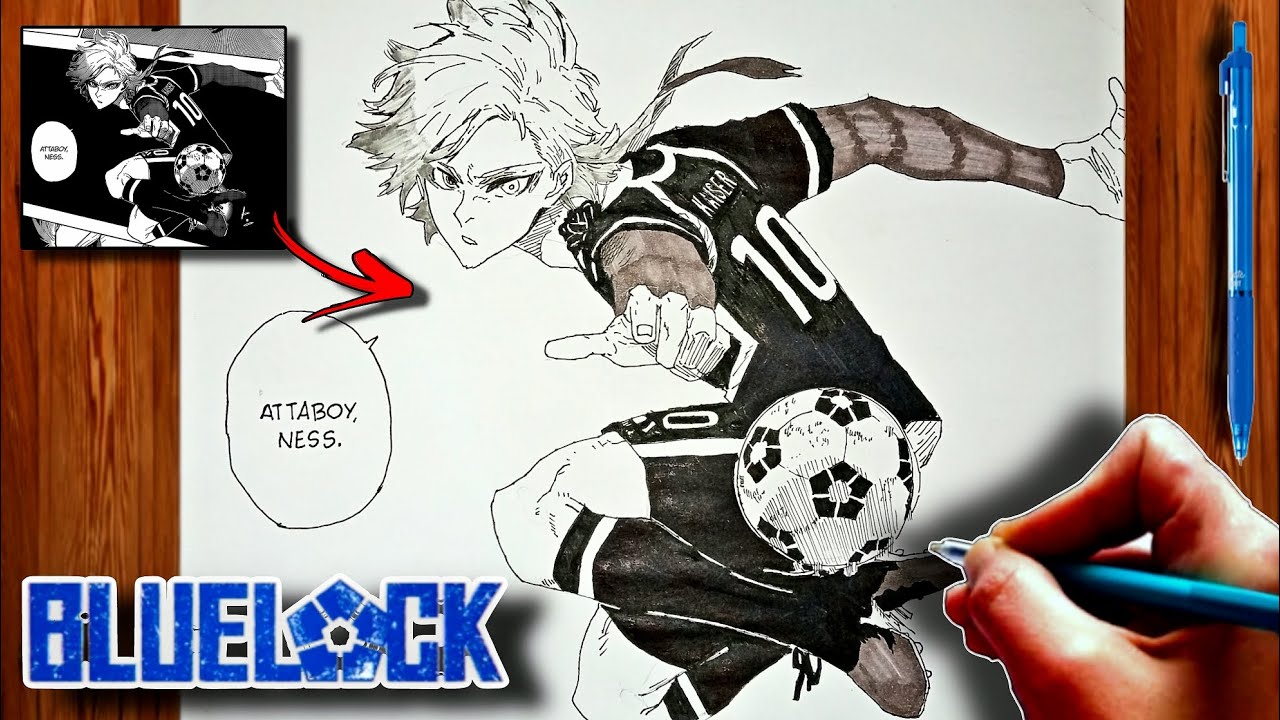 How to Draw Kaiser | Blue Lock | ブルーロック | Step-by-Step Tutorial