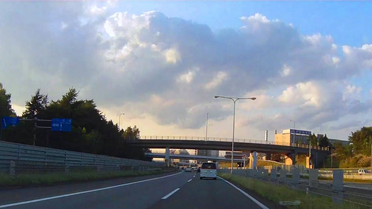 【車載動画】道央自動車道 北広島IC⇒札樽自動車道 新川IC Hokkaido Expressway