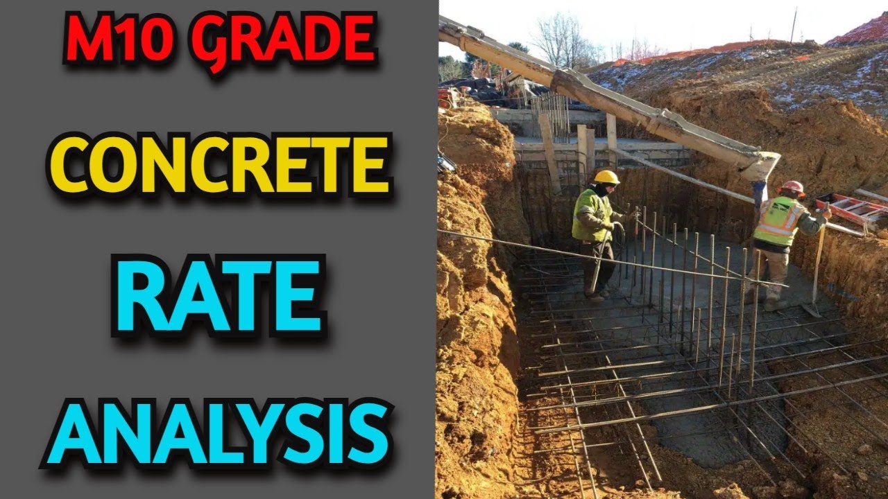 Concrete Rate Analysis as per CPWD | Learning Civil Technology