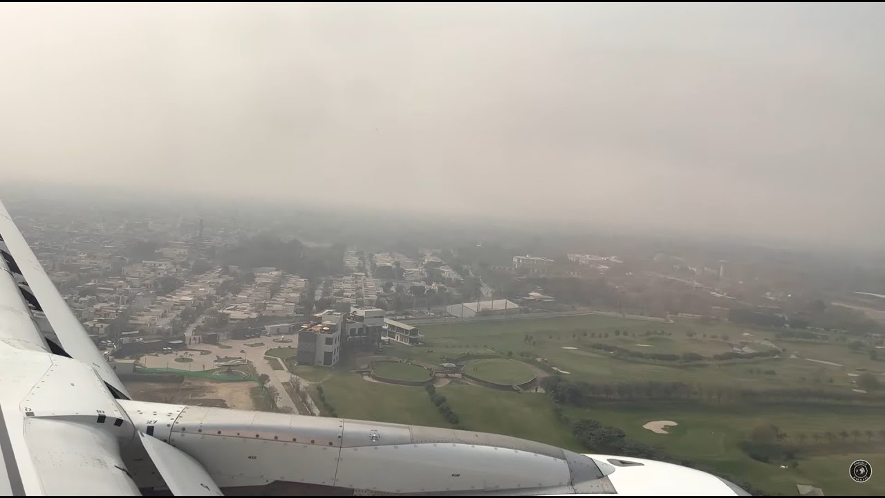 Fly Jinnah Flight 9P 842 Landing at Allama Iqbal International Airport | Airbus A320-214