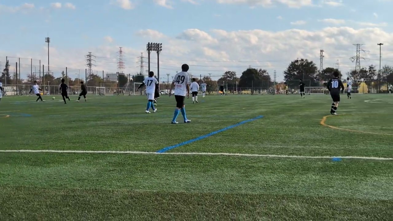 2025/11/16　　　　　　　　　　　　　　　　　　 第一回練習試合②（enjoysoccer黒チーム）