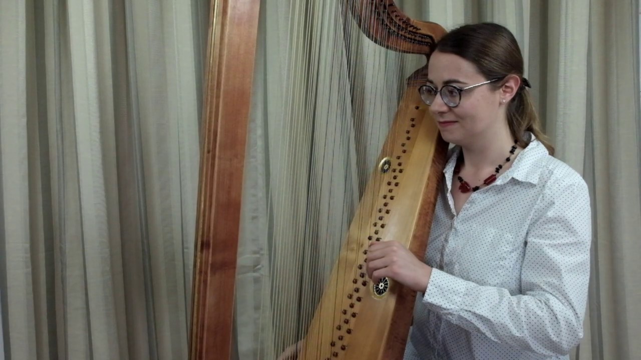 Harp sheet music: Ciaccona / Alessandro Piccinini played on baroque harp