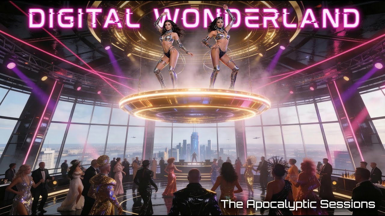 DIGITAL WONDERLAND - Dance Punk / Glam Rock (Official Visualizer) | The Apocalyptic Sessions