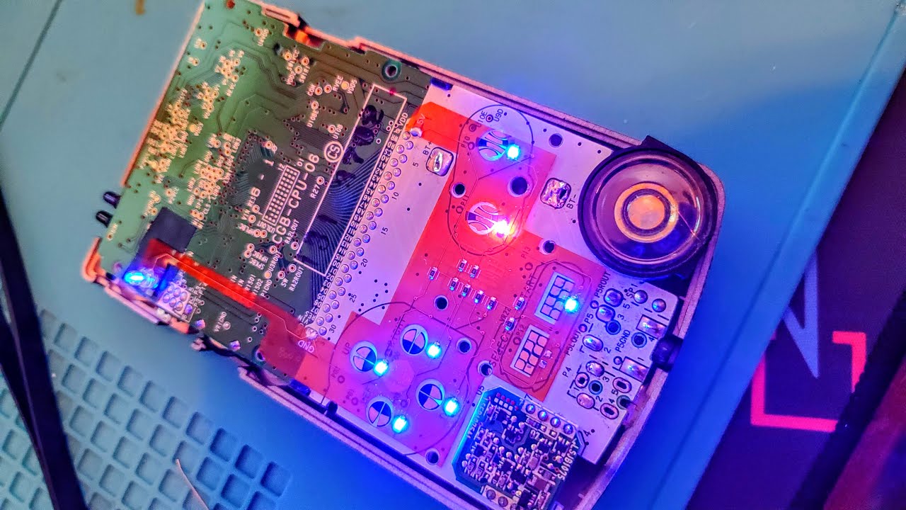 Replacing Surface Mount LEDs for gameboy color