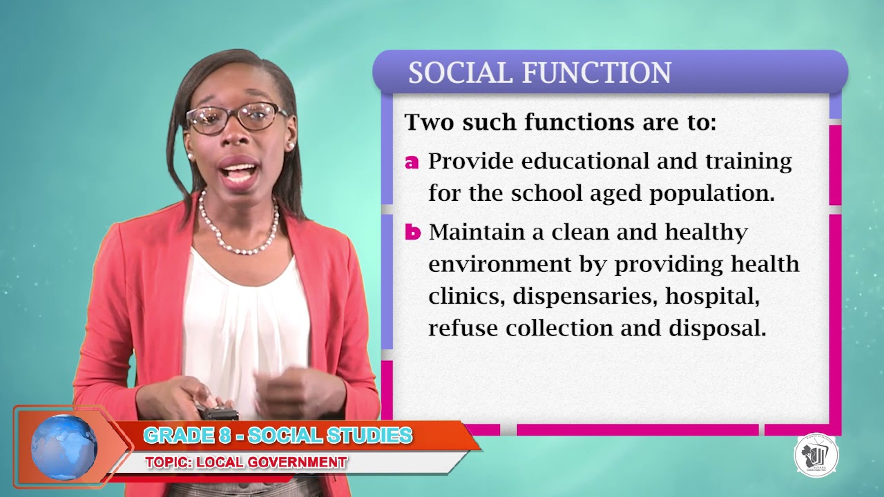 Social Studies - Grade 8: Local Government