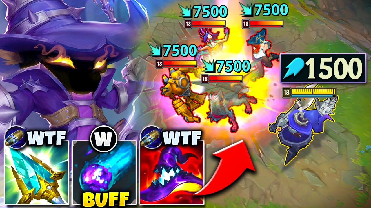 RIOT JUST BROKE VEIGAR FOREVER WITH THIS BUFF! (1500 AP = EVERY SPELL ONE SHOTS)