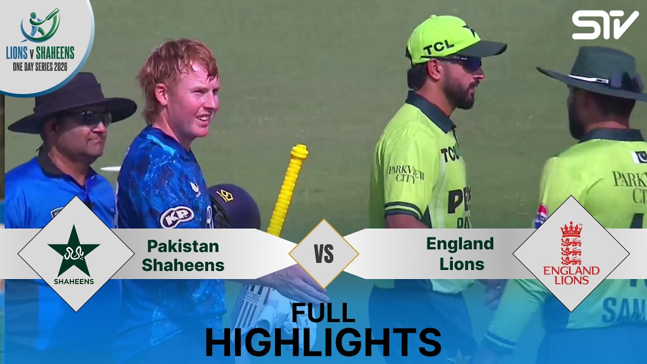 Full Highlights | Pakistan Shaheens vs England lions | Match 01 | One Day Series | ZN1H