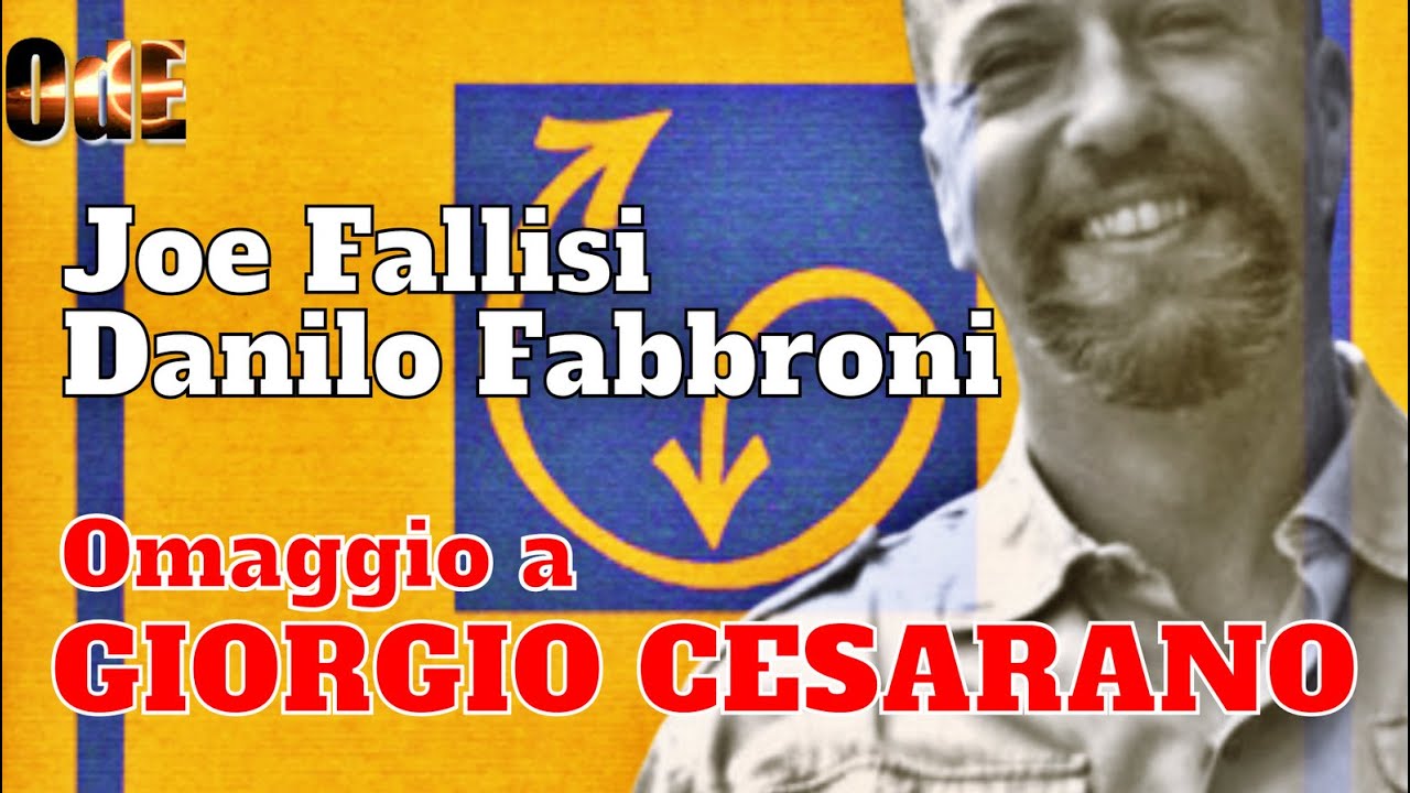 GIORGIO CESARANO, IL PROFETA DELLA FUTURA SOCIETA' DEGLI SPETTRI. JOE FALLISI E DANILO FABBRONI.