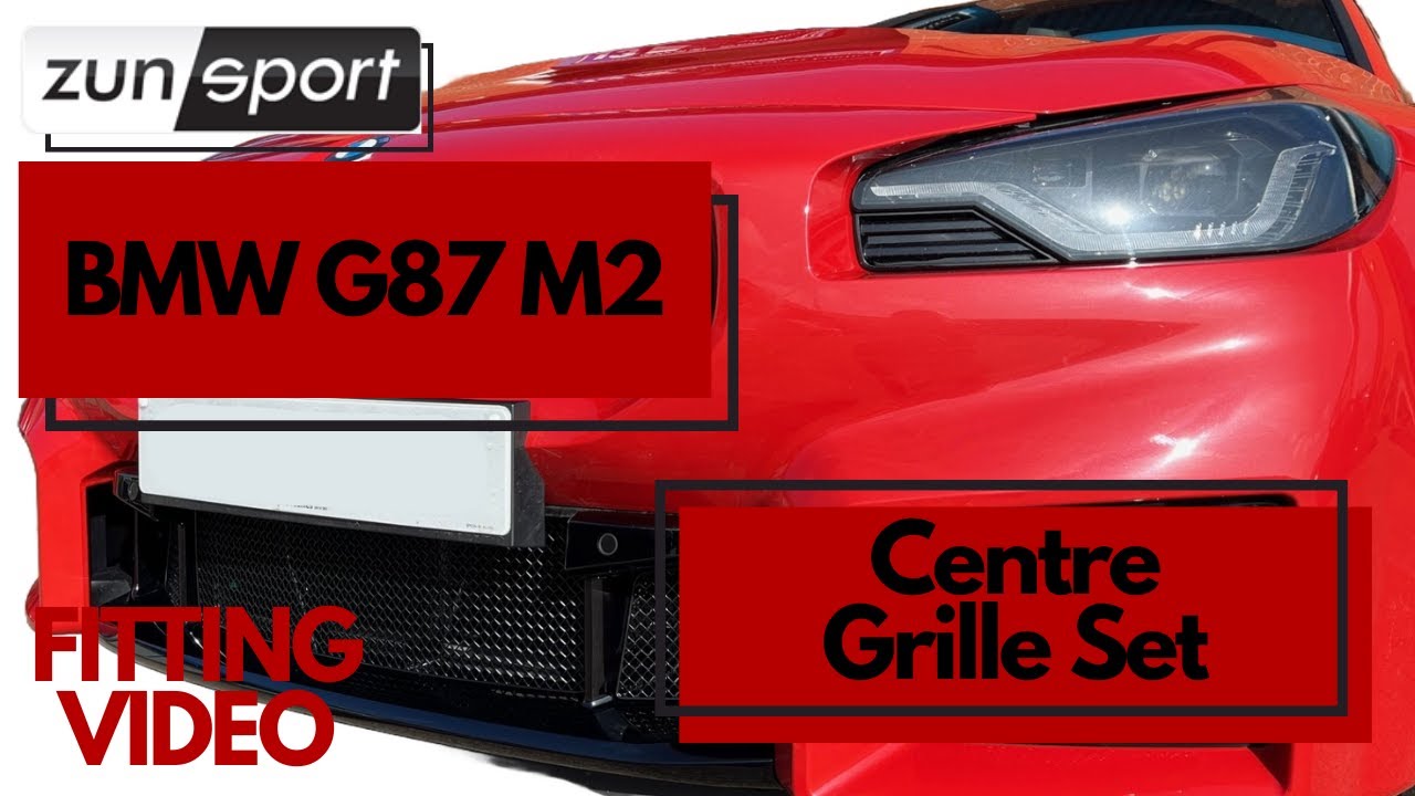 Zunsport BMW M2 G87 Centre Grille Set | FITTING VIDEO