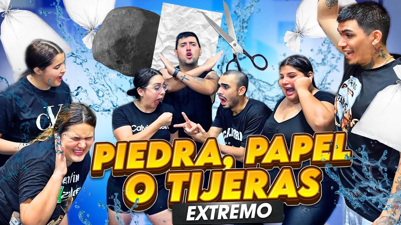 NOS DIMOS CON TODO EN EL PIEDRA, PAPEL O TIJERAS 🤯